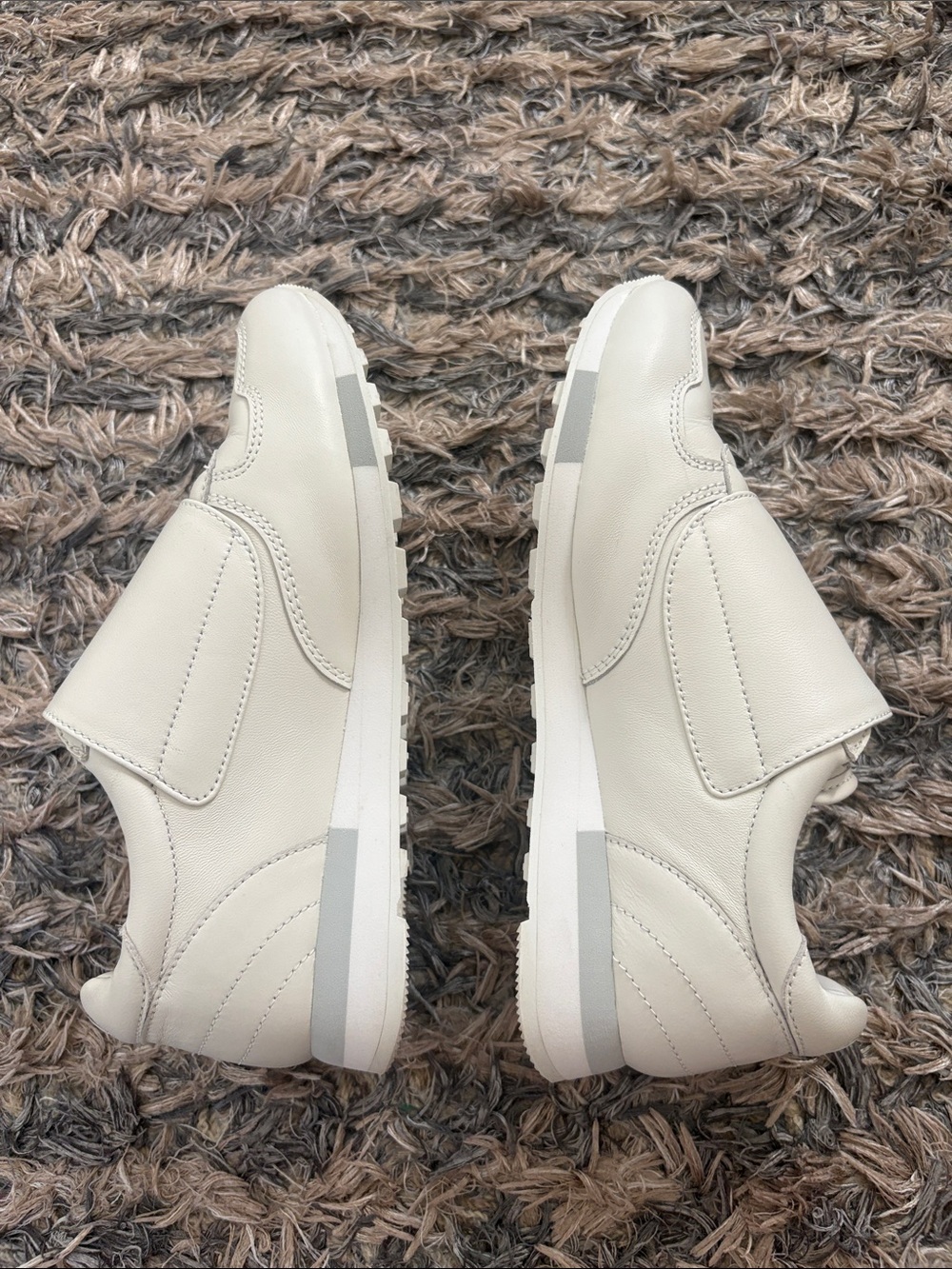 Rare Bally Switzerland GIADA Stone Ivory Lambskin Crystal B-Wings Sneakers 36 - Picture 3 of 15